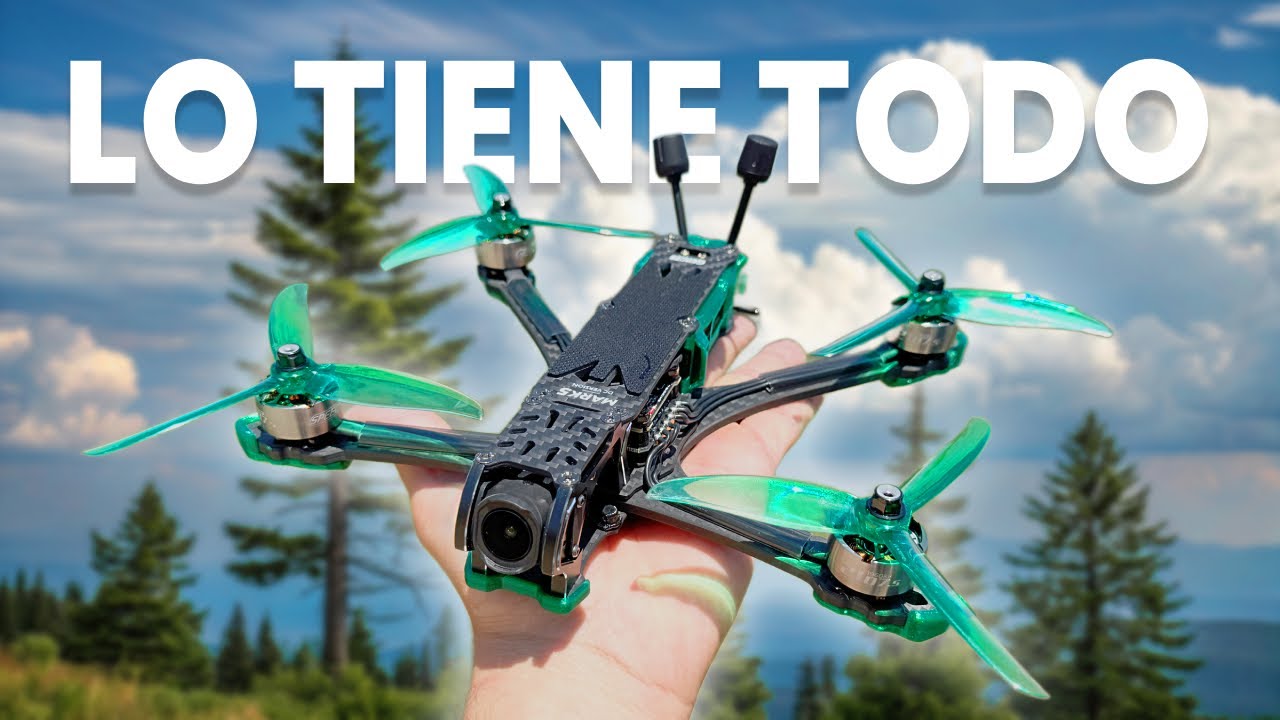 El Primer DRON de FREESTYLE con GPS que PRUEBO!!! (Con accidente) GepRC Mark5 DC