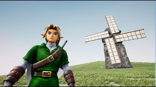 Unreal Engine 4 - Zelda Ocarina of Time - Kakariko Windmill remastered Model + Free Download