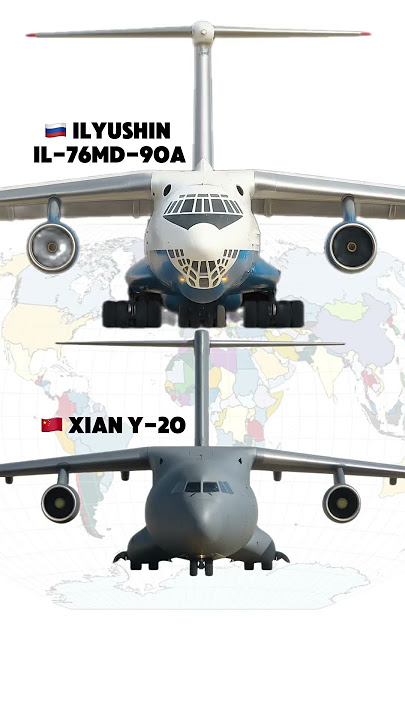 Il-76 vs Y-20 – Russia and China’s Heavy Airlifters Compared