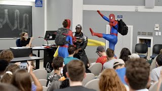 SPIDER-MAN IN CLASS PRANK