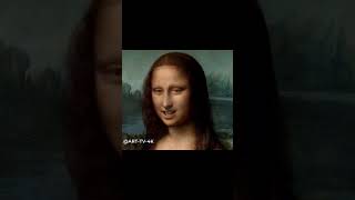 ART TV 4K | Taking Mona Lisa | short arttv artlovers talkingart  art funny shorts  4k ai