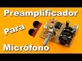 Preamplificador para micrófono o guitarra acústica