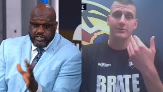 Shaq tells Nikola Jokic that SGA deserved to win MVP over him 😳