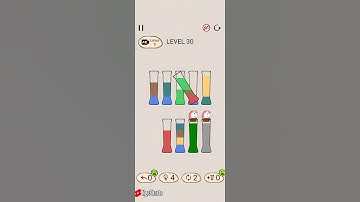 🌈🌈 GAME SORTPUZ LEVEL 30 Part 4 🌈🌈 #shorts #game #sortpuz