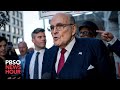 Giuliani, Trump allies arraigned in Arizona fake electors scheme