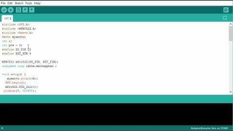 RFID RC522 giao tiếp Arduino. mạch barrier tự động.