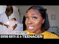 GIVING BIRTH AS A TEENAGER! MY CRAZY LABOUR & DELIVERY STORY!