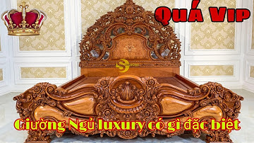 Giường ngủ gỗ gỏ đỏ Quá Đẹp! Có điều gì đặc biệt? Độ bền ra sao???
