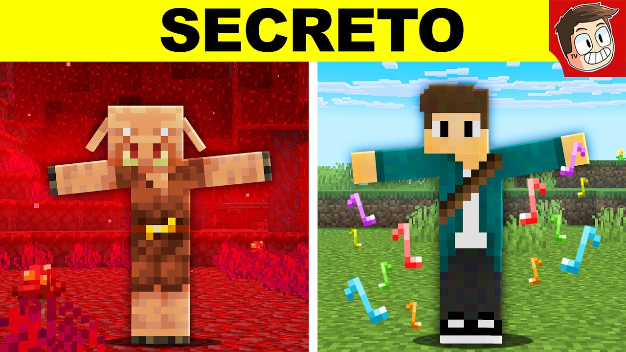 Revelei SEGREDOS ocultos no minecraft!