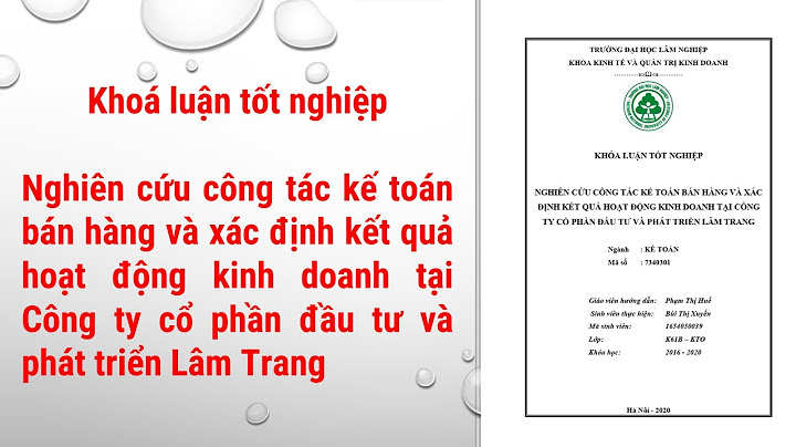 Tóm tắt khóa luận tốt nghiệp kế toán năm 2024