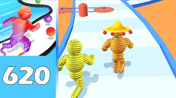 Rope-Man Run (IOS/Android) NEW UPDATE Gameplay Walkthrough All Level Eps 620 #Shorts