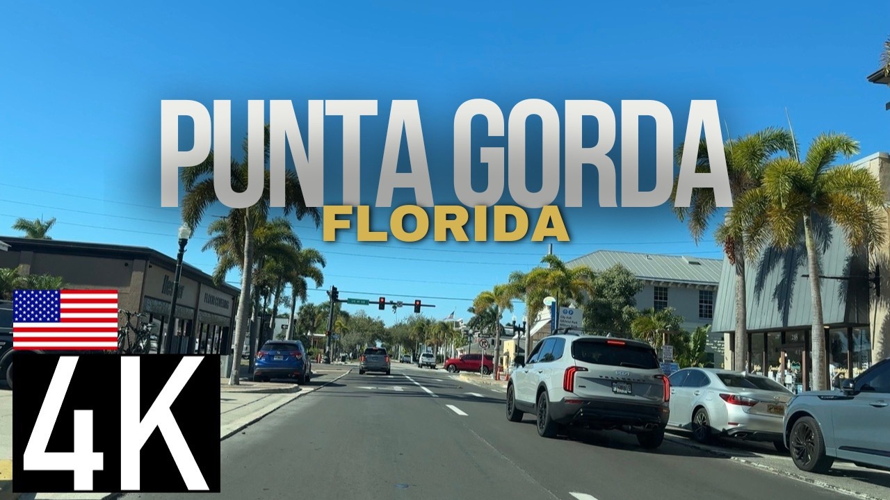 Road Tour – Punta Gorda, Florida, USA – Downtown Punta Gorda