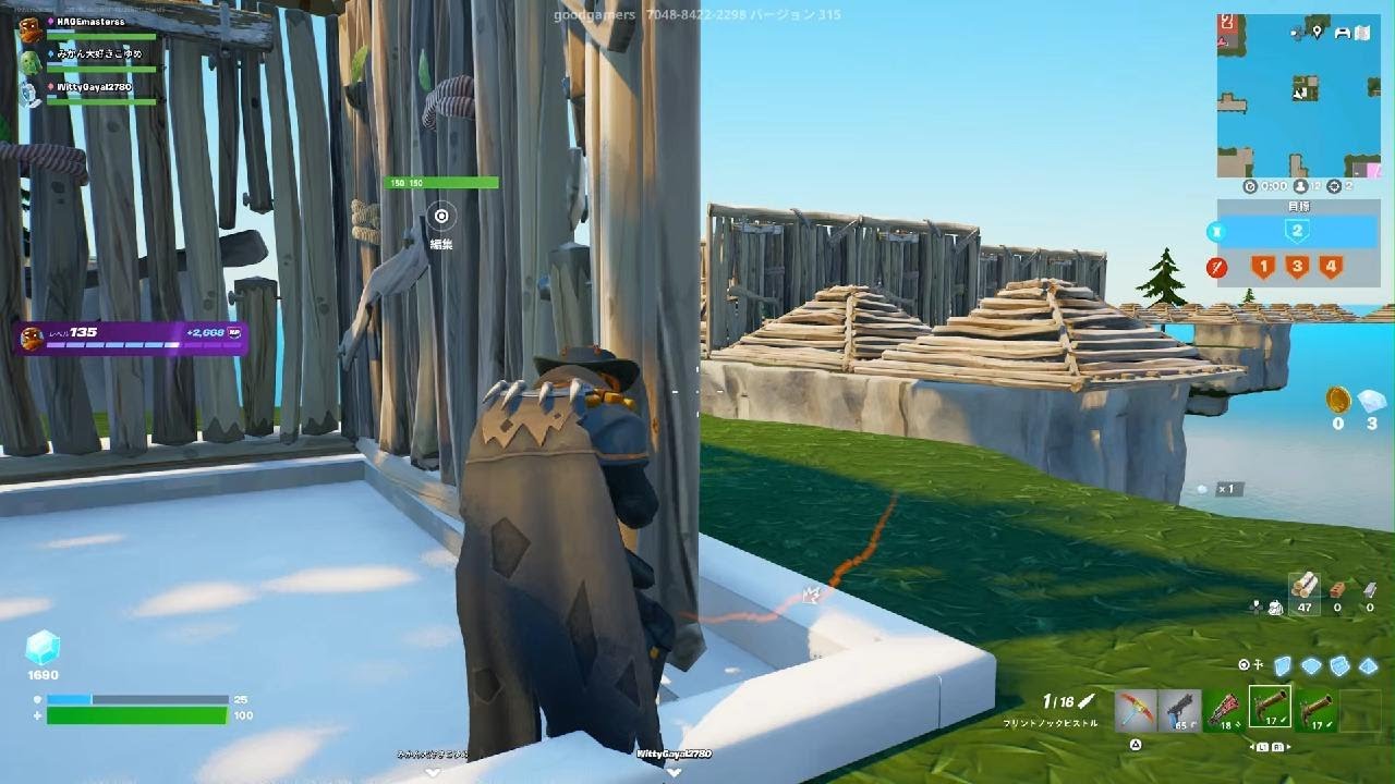 【フォートナイト】【ベットウォーズ】約25分の試合、復帰勢による立ち回り編