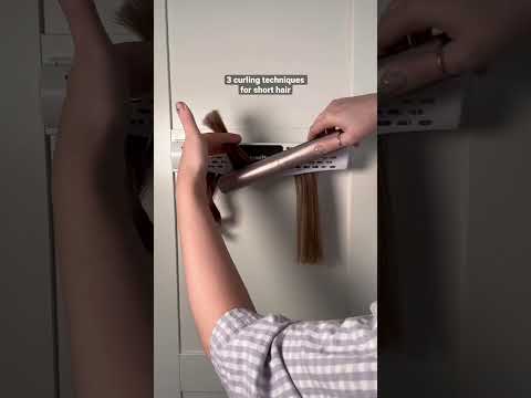 Video: Hur man använder hårrätare på kort hår (med bilder)