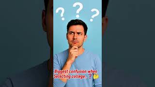 College Selection Me Sabse Badi Galti! ❌ | Harsh Sir #shorts #motivation