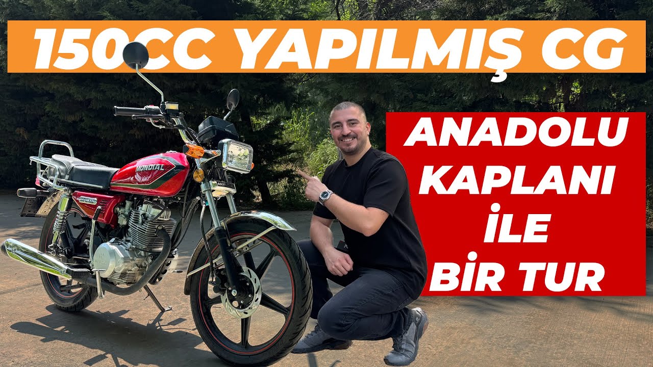 150cc Modifiyeli Mondial 50 UAG CG | İlginç VE Zevkli!