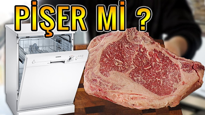 BULAŞIK MAKİNESİNDE ET PİŞER Mİ ? (55 Gün Dry Aged Antrikot Bulaşık Makinesinde )