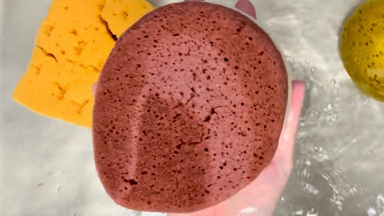 ๐ค๐ค๐คNEW Sponges Rinse - Water + F. Softener (Last Rinse). #asmr # ...