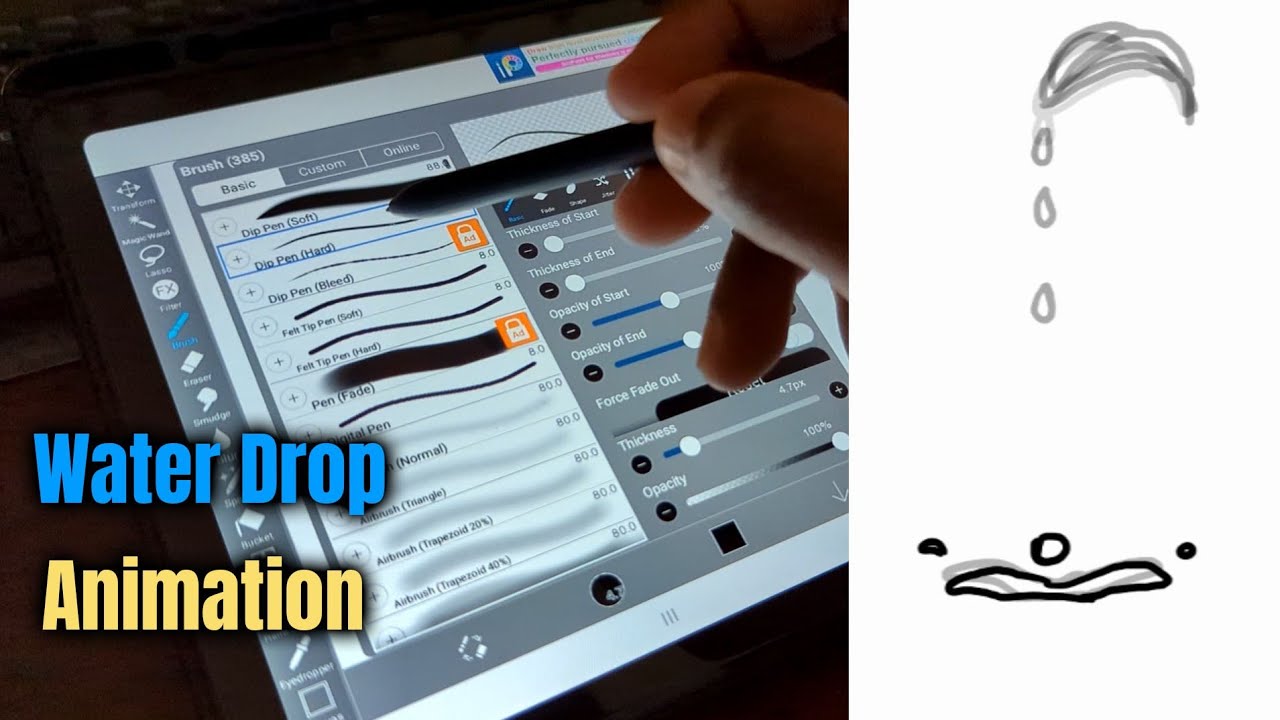 Water drop animation - Designers diary - Leisure time of an Engineer # ...
