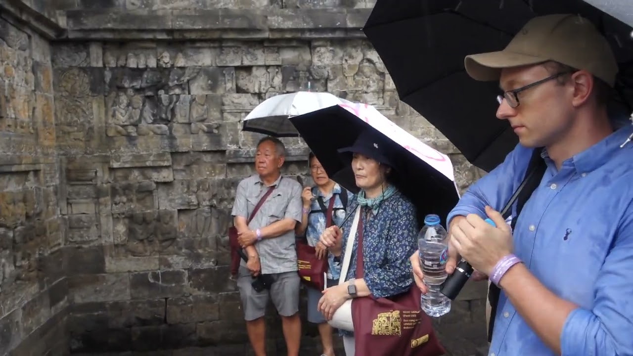 Video: Touring Borobudur in the Rain