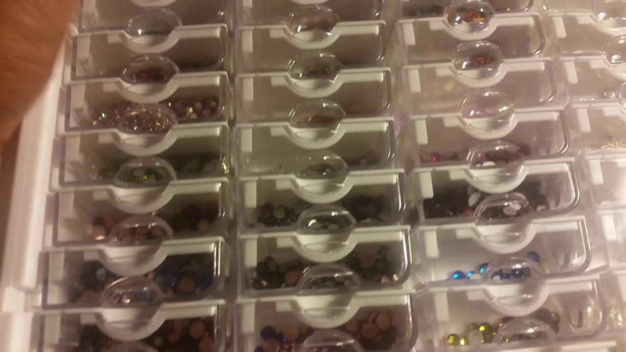 Swarovski Crystal collection and storage YouTube