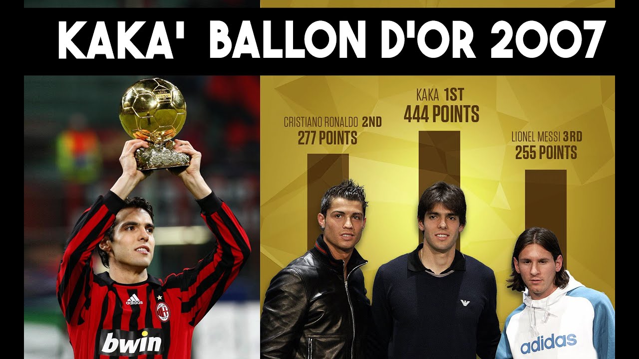 HERE'S WHY KAKA WON BALLON D'OR 2007 GOLDEN BOY, 56 OFF