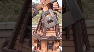 wooden garden windmill  garden windmill decor  pendle windmills