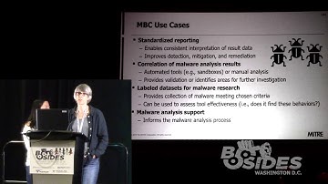 BSides DC 2019 - Malware Behavior Catalog