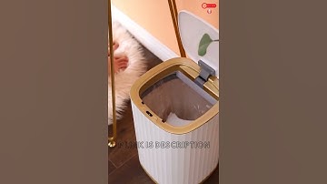 Large Smart Automatic Sensor Garbage Bin Kitchen Bathroom Toilet Trash Can #shorts #shortvideo