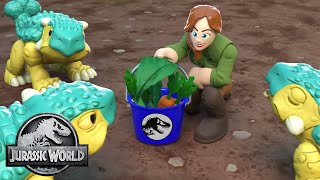 : Taking Care of Jurassic Dinos! | Jurassic World | Kids Adventure Show | Dinosaur Cartoons