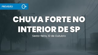 Temporais no Sul e Sudeste  Ventos de 70km/h e Ar Seco no Nordeste | Previsão do Tempo 10/10/2025