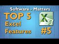 Left, Right, Mid and Trim Excel Functions - Top 5 Excel Features #5 - NO MUSIC Version