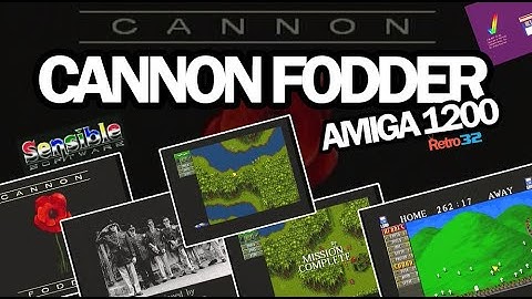 Cannon Fodder - Amiga 1200 - Sensible Software 1993
