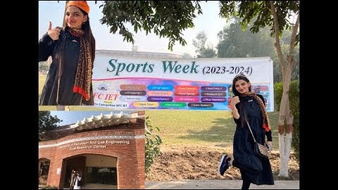 Sports week in NFC IET MULTAN |Day 01| Khadija Azhar Official