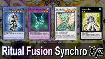 [Yu-Gi-Oh! Duel Links] Ritual, Fusion, Synchro, and Xyz Monsters in one turn