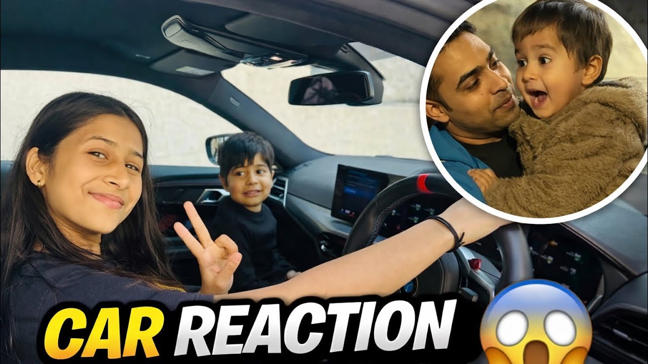 Hilarious car reaction of kids😜🤣||Daksh0008