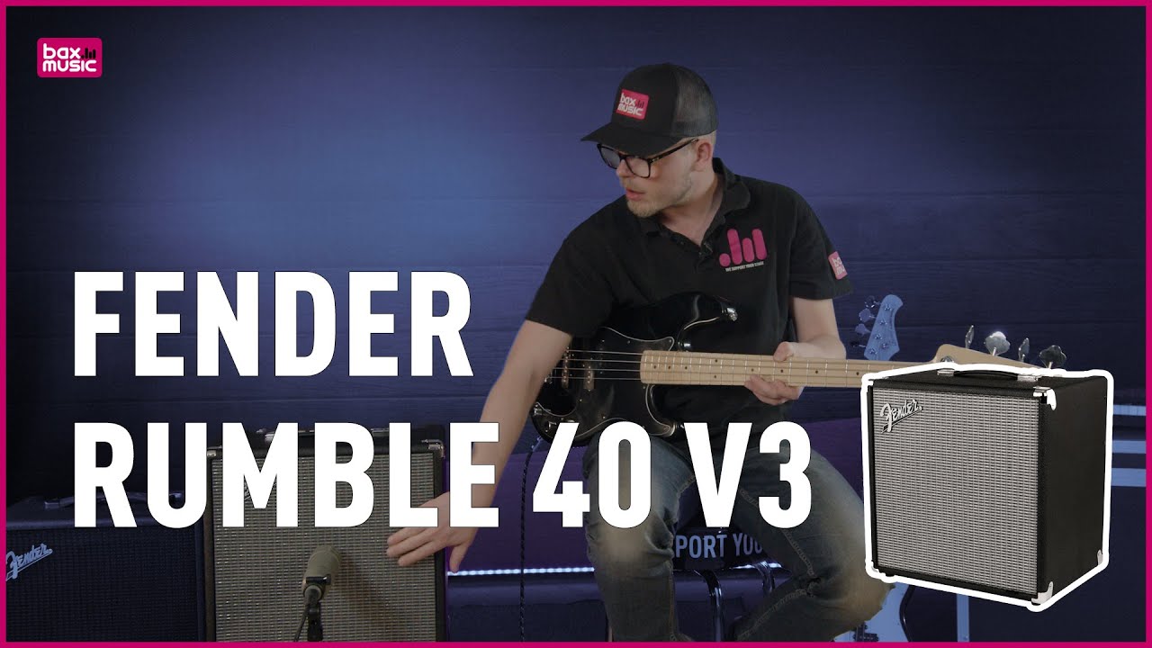 Amplificador Combo Para Contrabaixo RUMBLE 40 V3 - Fender, Contrabaixo, Ninja Som Grupo