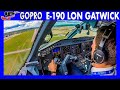 Embraer 190 landing at London Gatwick Airport | Flight Deck GoPro Views
