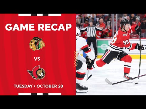 Blackhawks vs. Senators Game Highlights | 10.28.25
