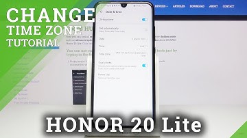 How to Change Date and Time on HUAWEI Honor 20 Lite– Open Date and Time Settings