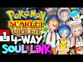 THE TEMPUS 4-WAY SOUL LINK BEGINS!!! 【Pokemon Scarlet/Violet 4-WAY SOUL LINK】 【1】