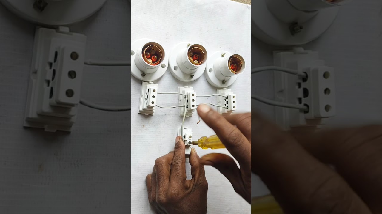 3bulb 3 two way switch bell push.