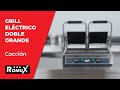 Vídeo: Grill Industrial Eléctrico Doble de 58 cm Sobremesa ®Romux