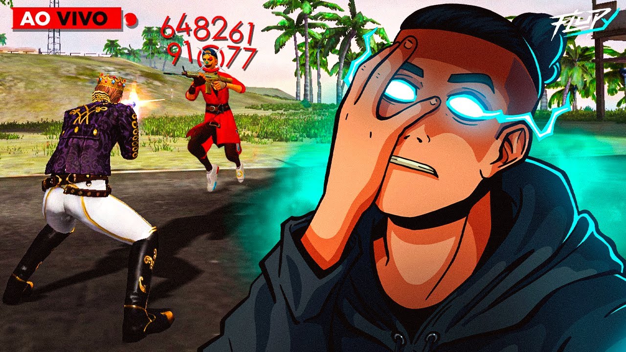 Flupy π FLUPY - AO VIVO π GARENA FINALMENTE ACABOU COM O HACK? π FREE FIRE ...