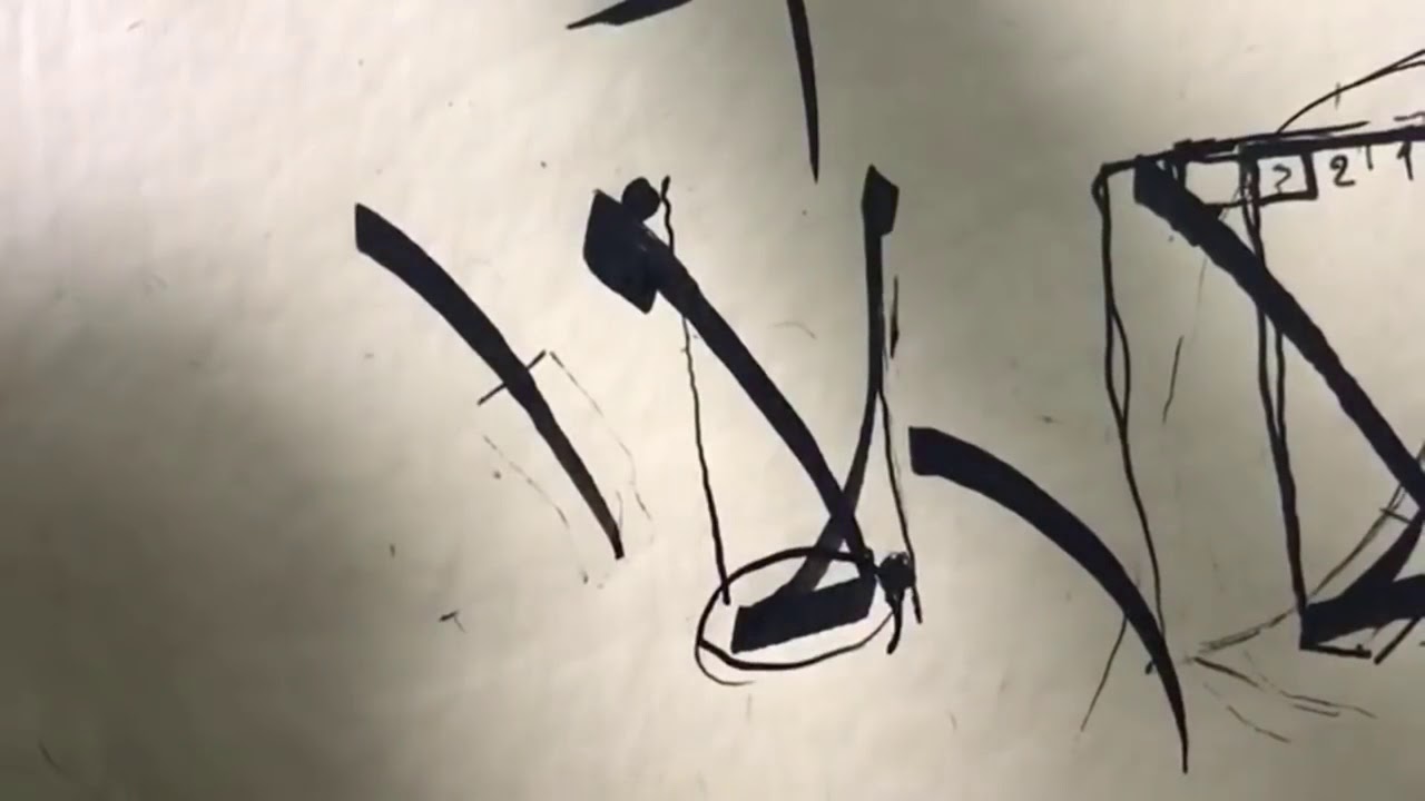 خط النسخ، كيفية كتابة حرف اللام ألف وحرف الياء بقلم الأستاذ زكي الهاشمي