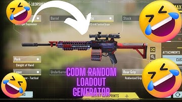 Makeing a RANDOM LOADOUT GENERATOR create my loadouts!