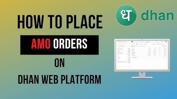How to place after market order (AMO) on Dhan website || IN HINDI @DhanHQ