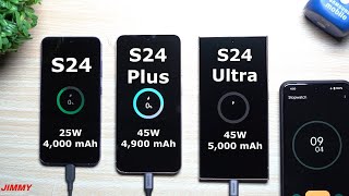 First to Fully Charge?  Charging The Entire Galaxy S24 lineup to 100%