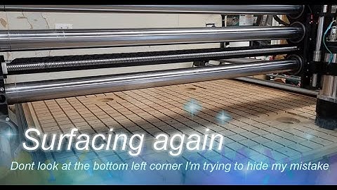 Surfacing the vacuum table for the Onefinity CNC Router