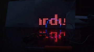 Matrix 20x10 WS2812b + Arduino nano + Rpi2 + glediator
